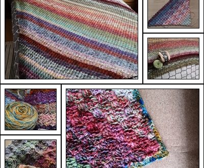 Decke, gehäkelt, corner to corner, Bettdecke