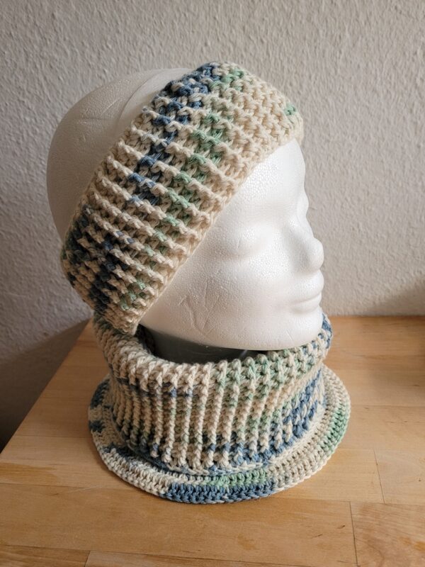 Cowl mit Stirnband Winterzeit (PDF) – Bild 3