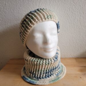 gehäkelt, häkeln, Cowl mit Stirnband, eine Winterkombi