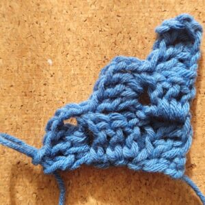 Corner to Corner, häkeln, Dreieck, Stäbchen häkeln