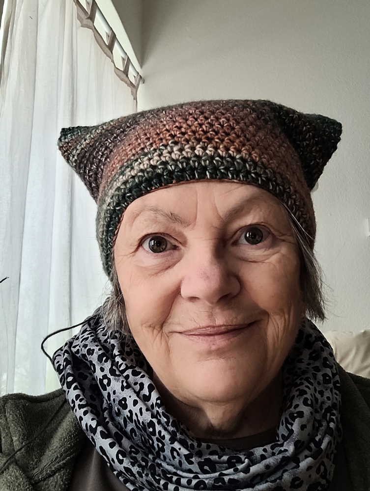 Mütze, gehäkelt, Katzenmütze, Kurzanleitung