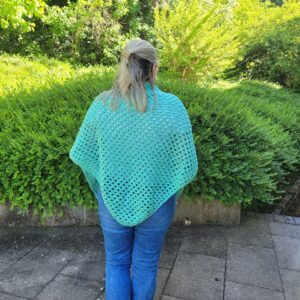 Granny, gehäkelt, Tuch, Sommertuch , Dreieckstuch, wolldusa
