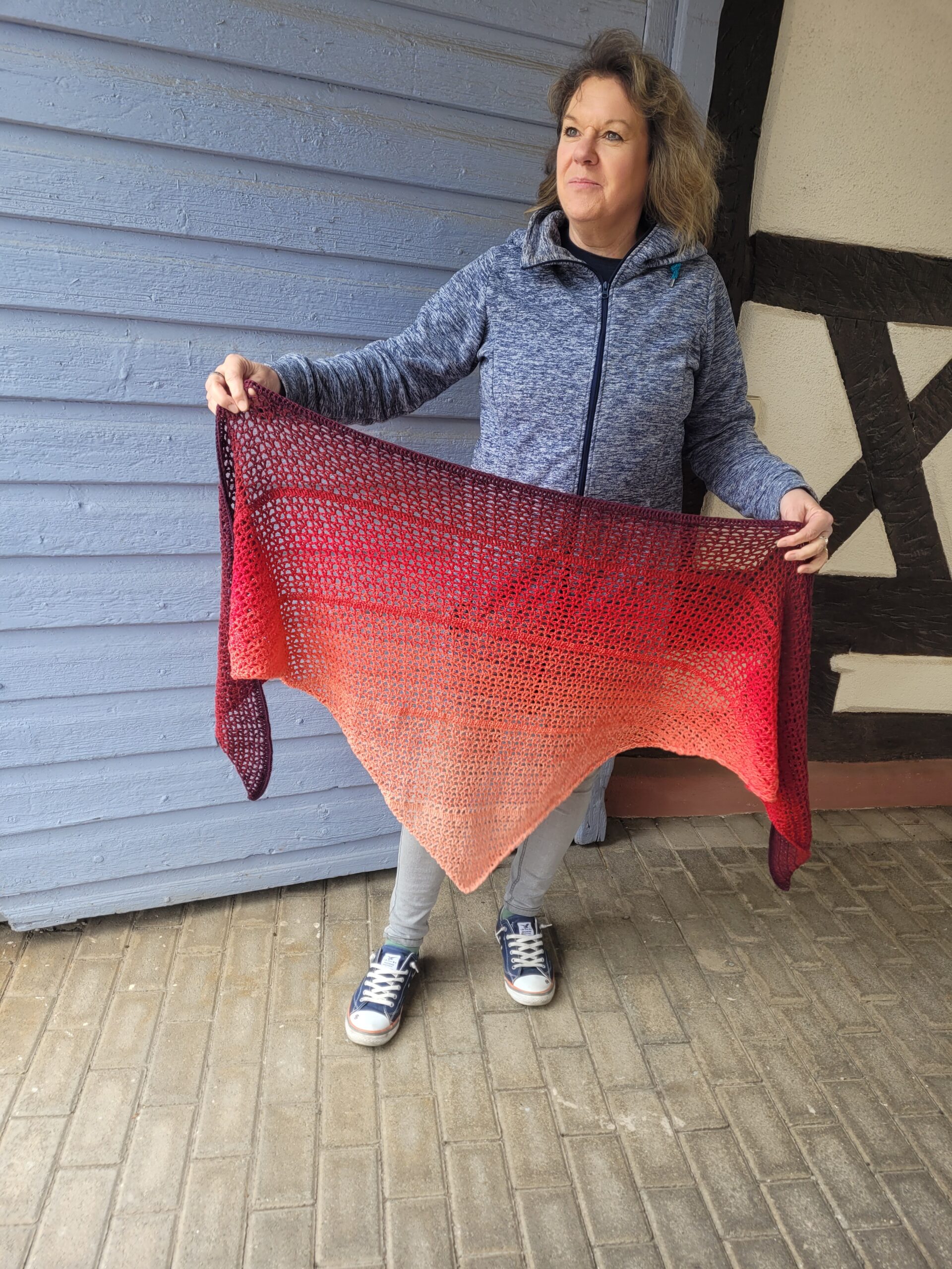 Häkeltuch Sommermasche – Bild 3