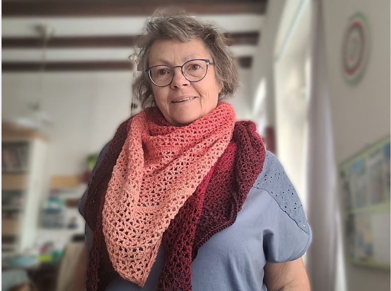 Häkeltuch Sommermasche – Bild 5